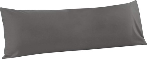 FLXXIE Body Pillow Cover - Super Soft Microfiber 20x54 Long Pillowcase | Wrinkle & Stain Resistant, Dark Grey