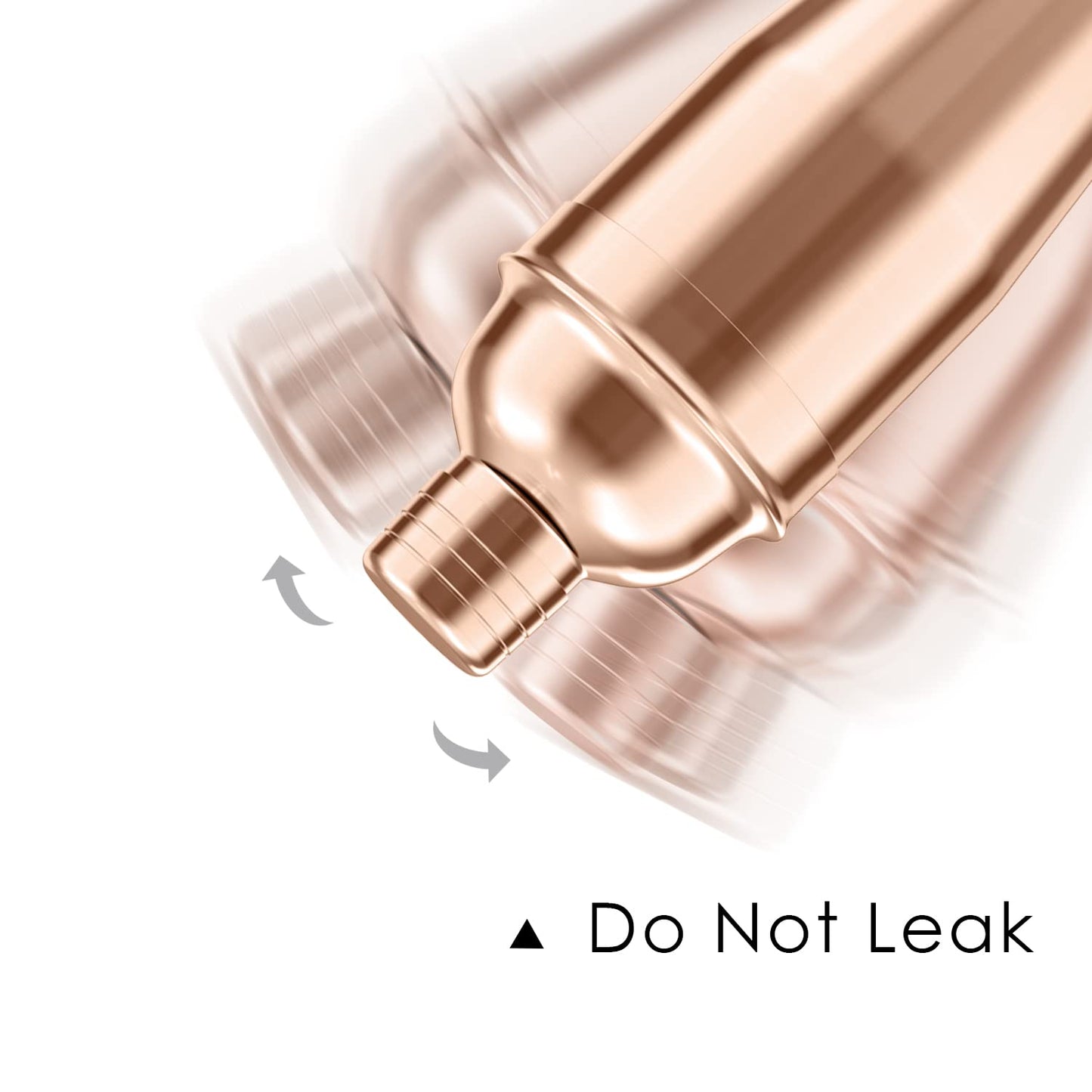 LUCKYGOOBO Cocktail Shaker,24 oz Martini Shaker,Food Grade Stainless Steel Martini Mixer Built-in Strainer,Drink Shaker,Bartender Kit Gifts. (Rose Gold)