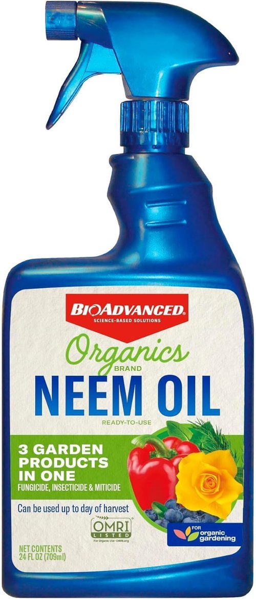 BioAdvanced Neem Oil - Ready-to-Use Organic Pest Control Solution | 24 oz Bottle