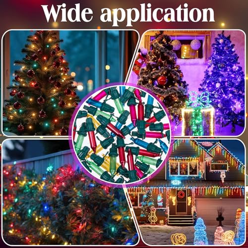 Mudder 100 Replacement Incandescent Christmas Tree Light Bulbs 2.5V 0.425W