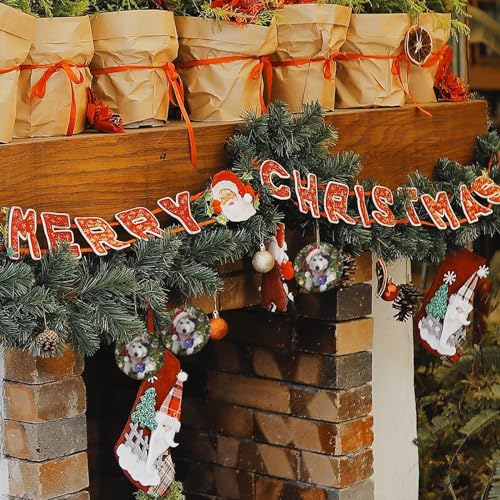Husky Dog Christmas Ornament Style-3 – Double-Sided 3in Acrylic Xmas Tree Decoration