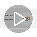 SONGMICS 4-Piece Kitchen Cabinet Organizer Set Black & Rustic Brown, 5.4" & 6.2" Height Variations