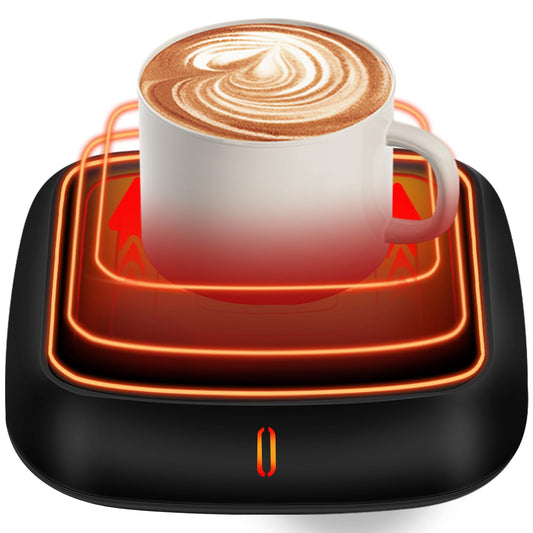 PUSEE Large Candle Warmer Plate with 6H Auto Shut Off, Coffee Mug Warmer with 3 Temp Settings,Wax Candle Warmer Safely Releases Scents Without a Flame,Tea Cup Warmer for Desk in Your Home & Office.