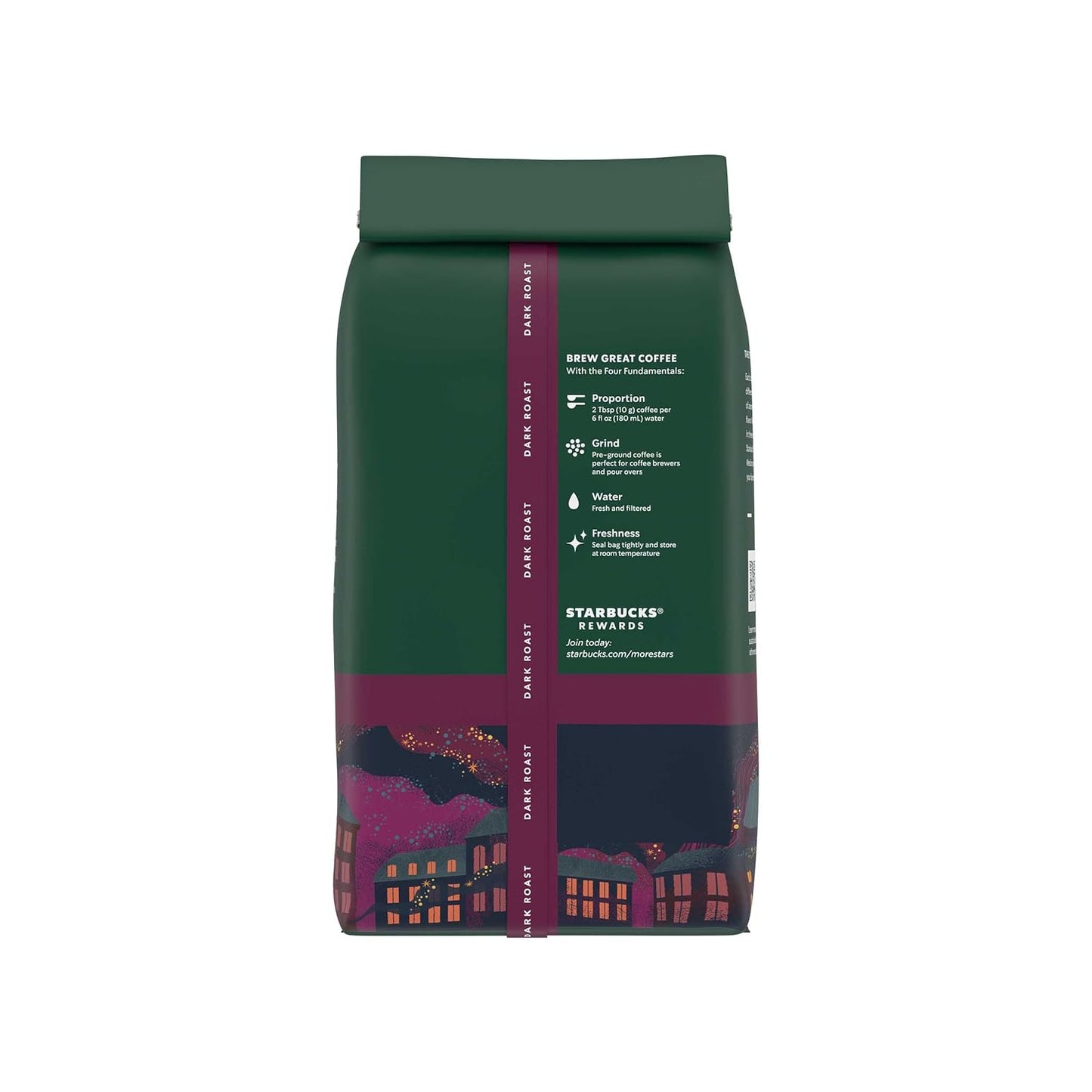 Starbucks Ground Coffee - Dark Roast for Hot or Iced Coffee | French Roast, 28 oz