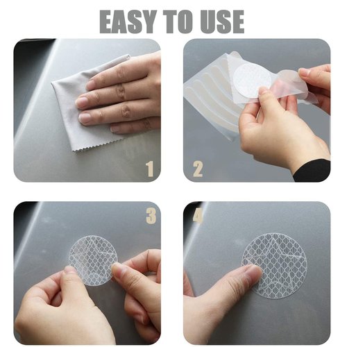 Hsathoac 42Pcs Reflective Stickers, Reflective Decals Multi Shapes Kit, Waterproof Outdoor Safety Warning Reflective Stickers, Night Visibility Adhesive Stickers for Helmet, Bicycle, Car & Stroller