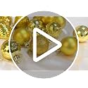 Royal Blue Christmas Balls 3.2 Inch - Set of 18 Shatterproof Holiday Ornaments