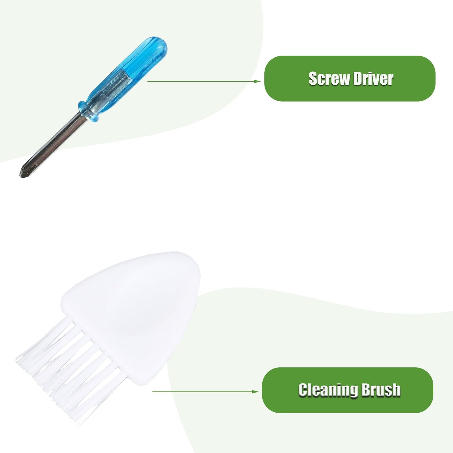 LOVECO Replacement Parts Kit for iRobot Roomba 600 Series 694 692 690 614 680 660 651 650 & 500 Series 595 585 564 552,3 Filter,3 Side Brush,1 Pairs Bristle and Flexible Beater Brush