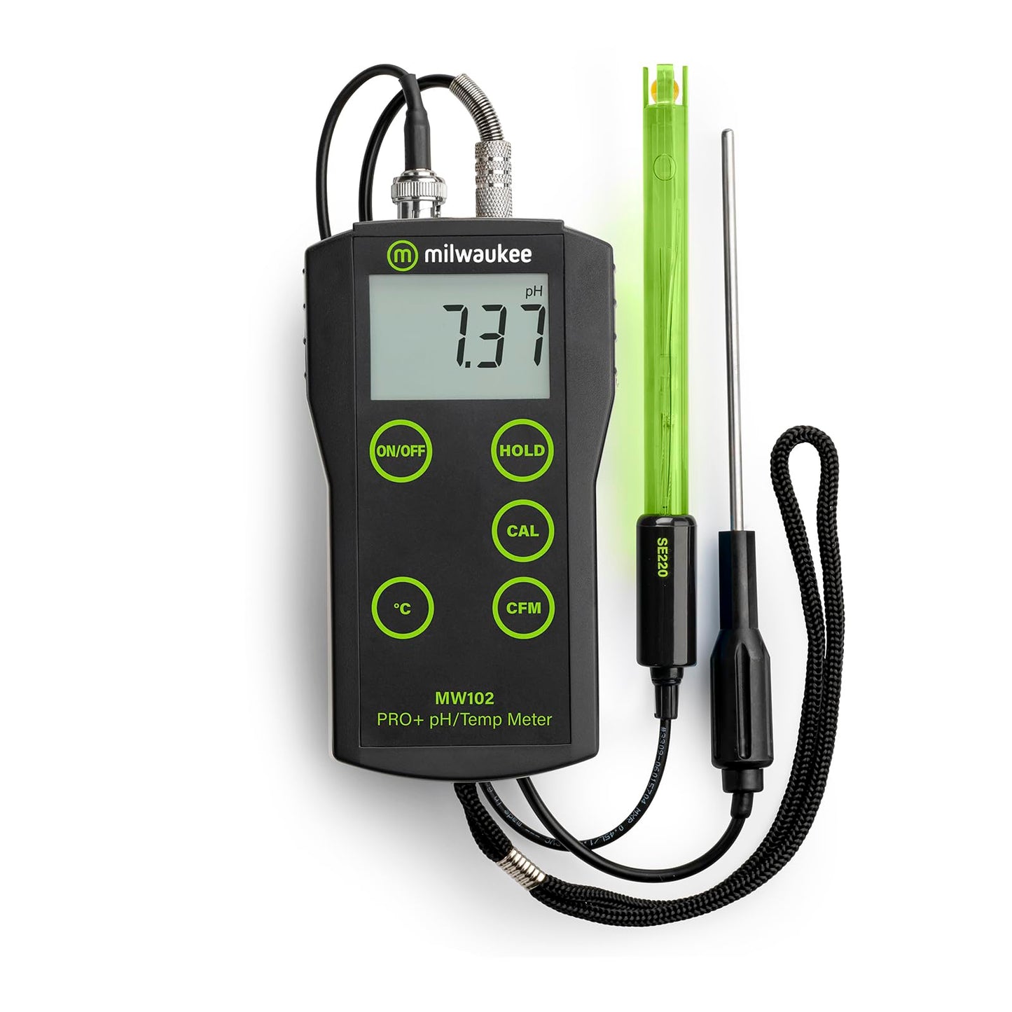 Milwaukee Portable pH/Temperature Meter - MW102