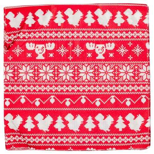 Silver Buffalo Christmas Vacation National Lampoon's 32 Pack Partyware Disposable Paper Plates and Napkins