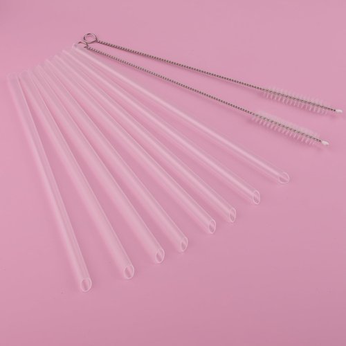 Joshey Replacement Straws for Stanley IceFlow 2.0 Flip Tumbler 24 oz (Only), 8 Pack BPA-Free Straws with 2 Cleaning Brushes, IceFlow 2.0 Accessories Parts