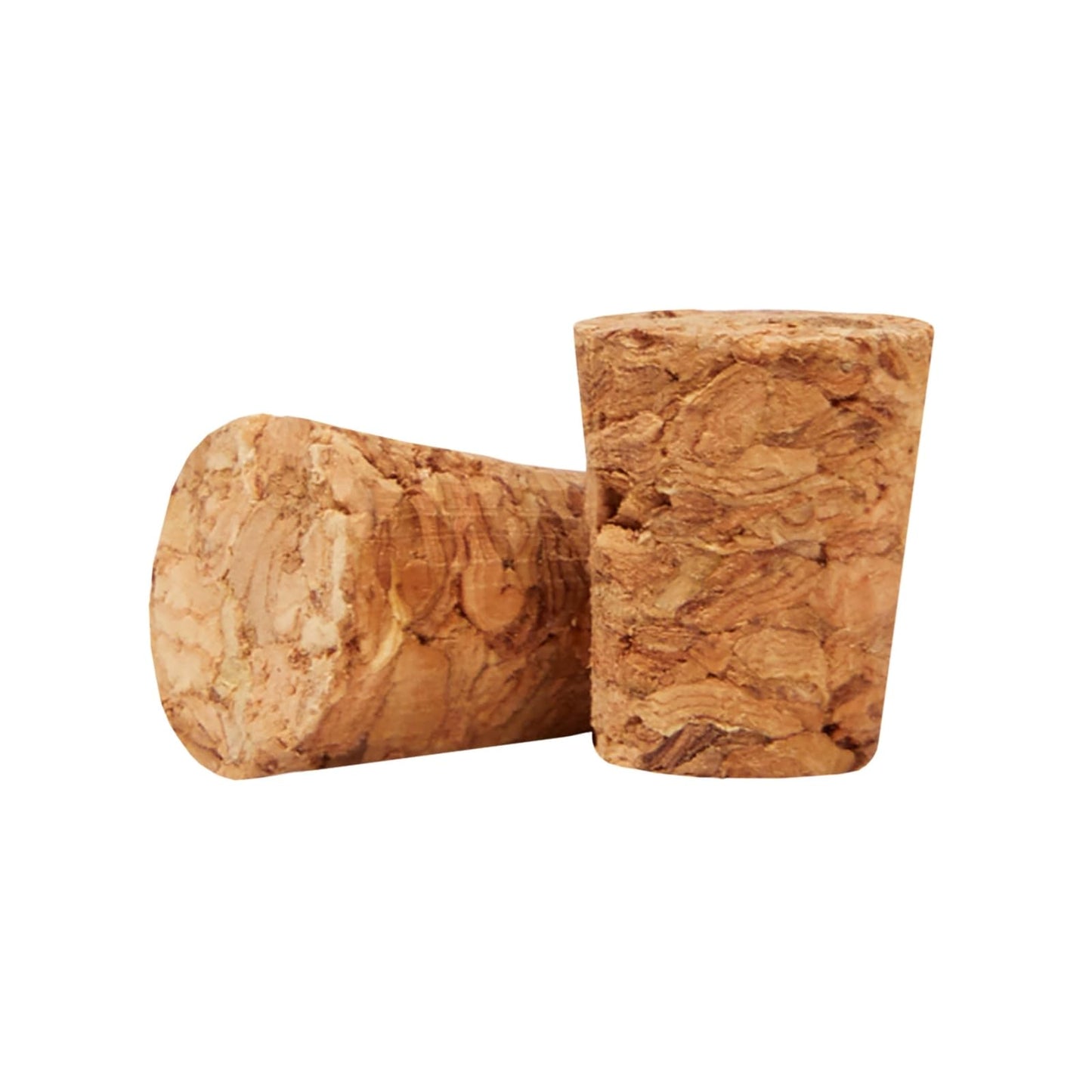 Juvale Tiny Cork Plugs & Mini Stoppers - 100-Pack, 0.4 x 0.3 x 0.5 In, Brown - Corks for Test Tubes & Mini Bottle Lids for DIY Crafts & Spice Shakers