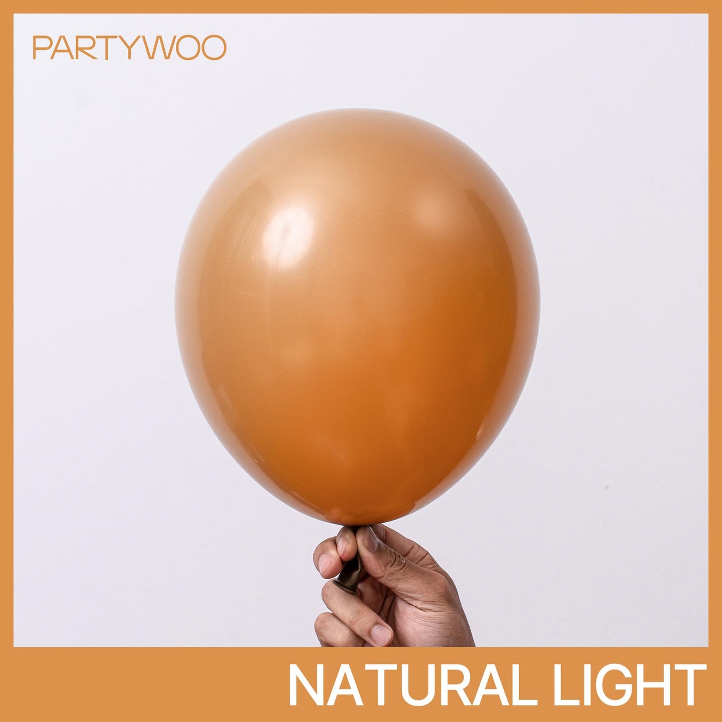 PartyWoo Tan Balloons 140 pcs Different Sizes of 18 12 10 5 Inch Boho Neutral Light Brown Coffee Fall Latex Balloon Arch Kit for Birthday Safari Boy Baby Shower Jungle Party Decorations Brown-F10
