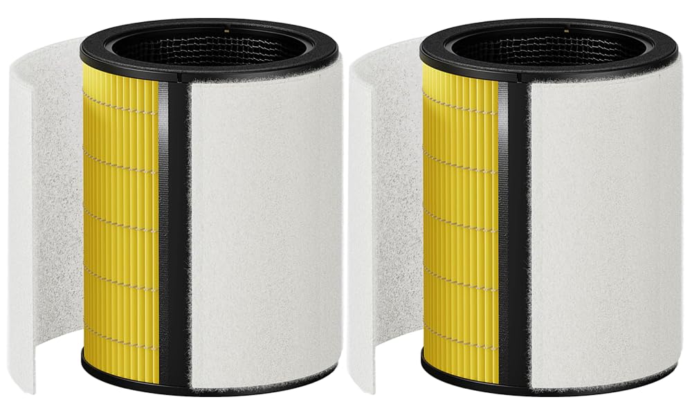2 Packs H7122 Replacement Filters Compatible with GoveeLife Smart Air Purifier for Home Large Room Up to 1524 sq.ft., H13 True HEPA Air Purifier Filter for Smoke, Wildfire, Pet Hair, Model # H7122