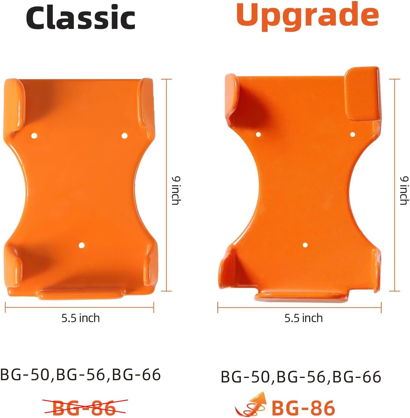 Skiennix Leaf Blower Holder - Durable Garage Wall Mount for Stihl BG-86 & SH86 | 1 Pack