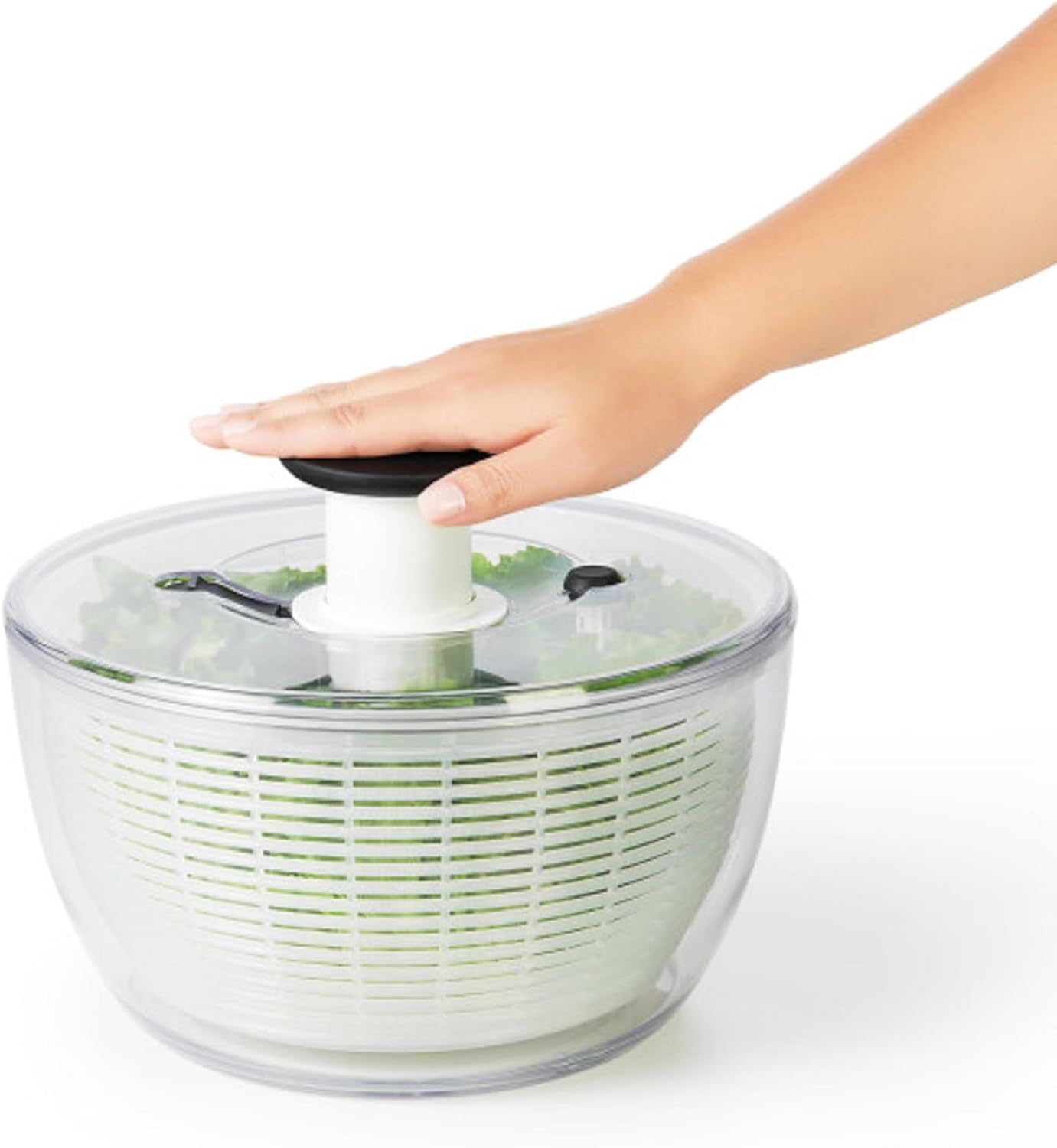OXO Good Grips Salad Spinner - Efficient Lettuce & Fruit Washer | 6.22 Quart Capacity (Pack of 4)