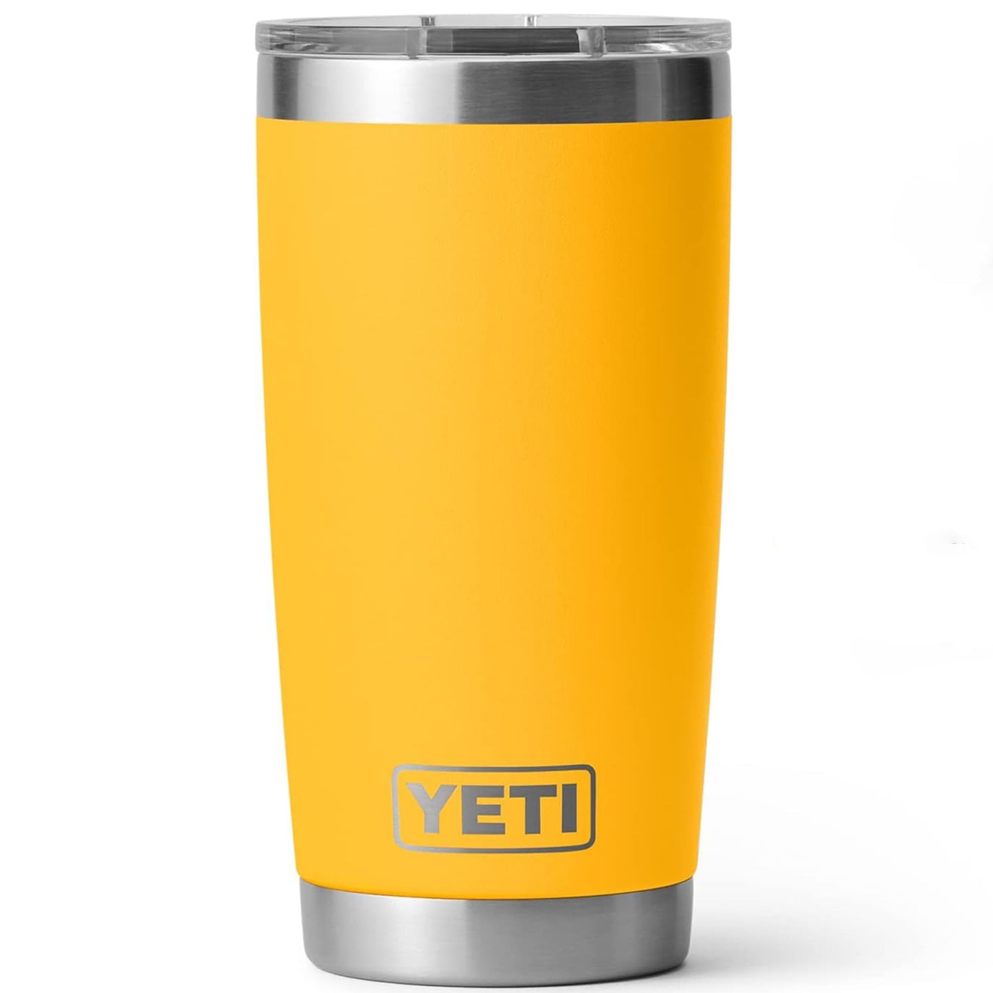 YETI Rambler 20 oz Tumbler, Stainless Steel, Vacuum Insulated with MagSlider Lid, Alpine Yellow