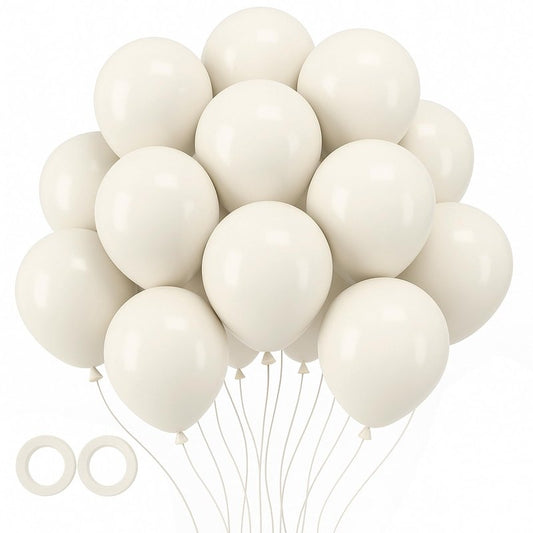 Voircoloria 105pcs Sand Balloons 12inch Party Latex Balloons for Boys Girls Birthday Baby Shower Gender Reveal Wedding Sunflower Party Decorations