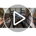 Jocoevol Vintage 46-Inch Round Dining Table for 4 with Storage - Space Saving Wood Kitchen & Dining Room Furniture
