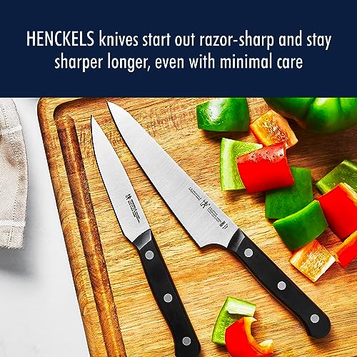 Henckels Solution 7-Piece Knife Set - Brown Handle, Razor-Sharp German Cutlery