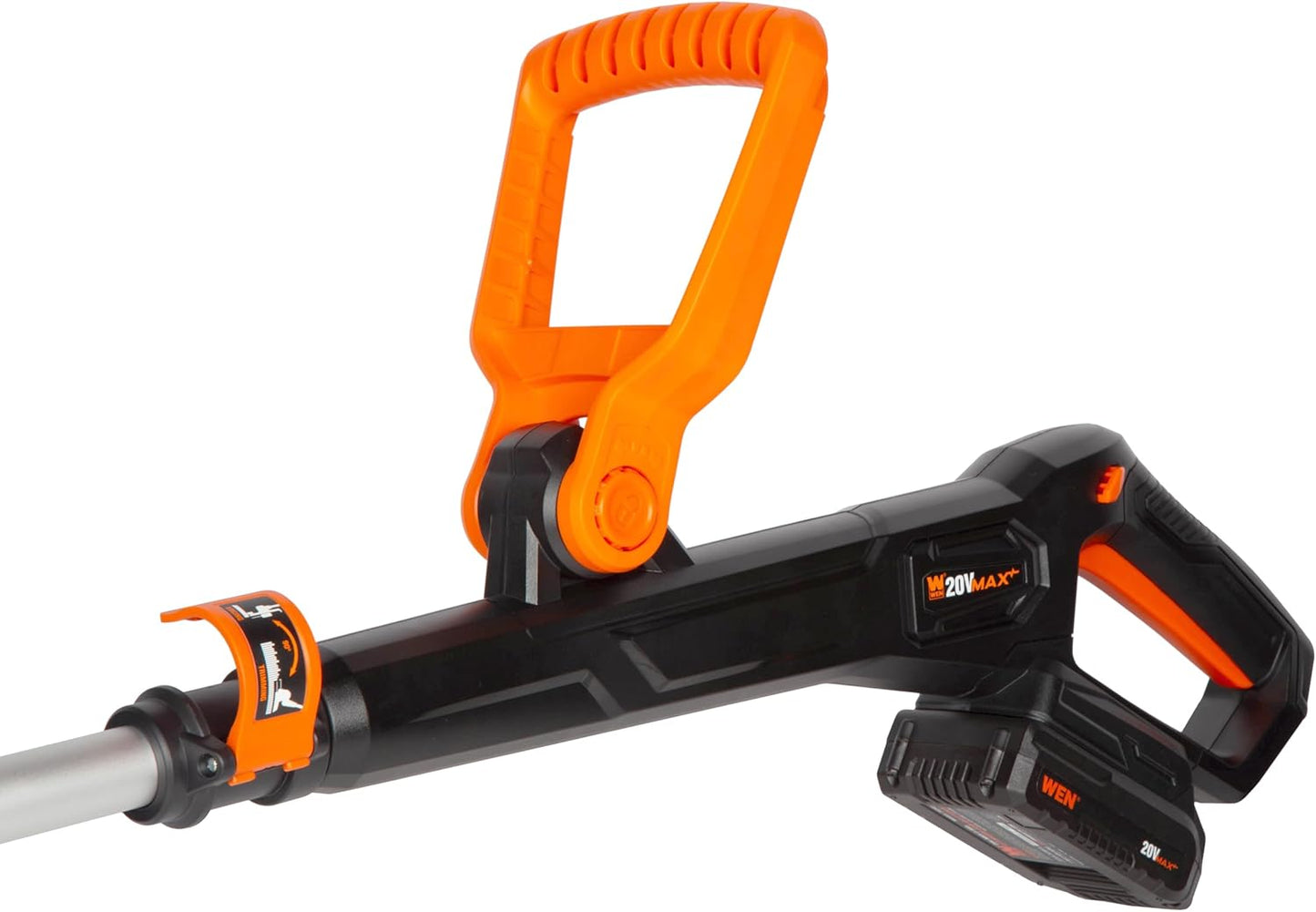 Wen 20V Max Cordless 2-in-1 String Trimmer & Edger - 12-Inch Cutting Diameter, 2Ah Battery & Charger