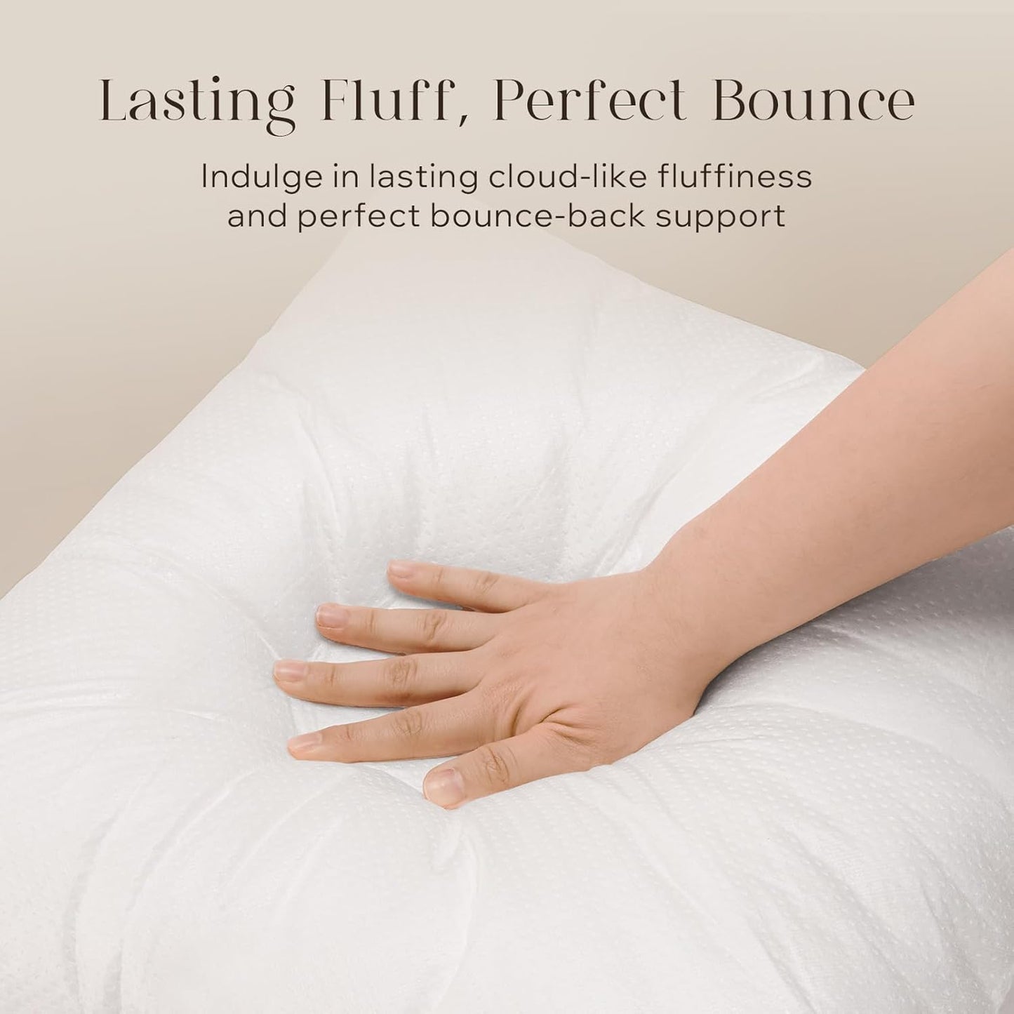 Phantoscope Pillow Inserts - Hypoallergenic 100% Virgin Fiber Microfiber Throw Pillows | 18x18 Inch (Pack of 4)