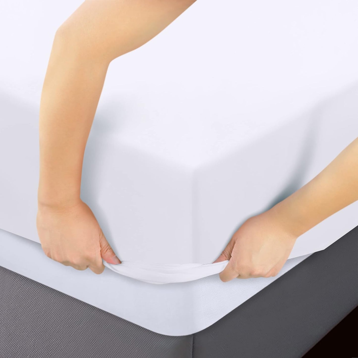 Utopia Bedding Fitted Sheets - Soft Brushed Microfiber with Deep Pockets - Pack of 2 (Full, White)
