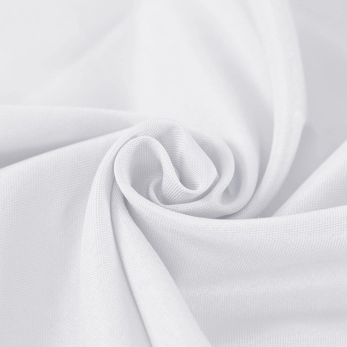 luccido 6 Pack Rectangle Tablecloth 60 x 102 Inches White Table Cloth Stain and Wrinkle Resistant Washable Polyester Fabric Table Cover for Party, Wedding and Banquet Decoration