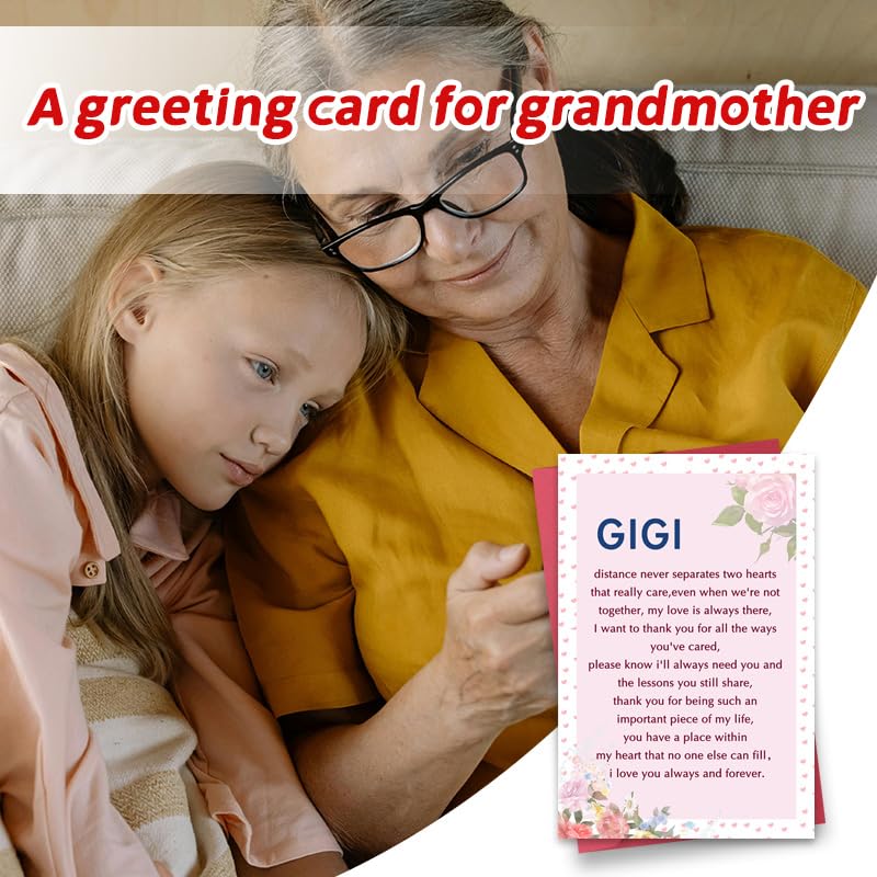 Gigi Christmas Birthday Appreciation Cards for Nana Grandma Women Gift
