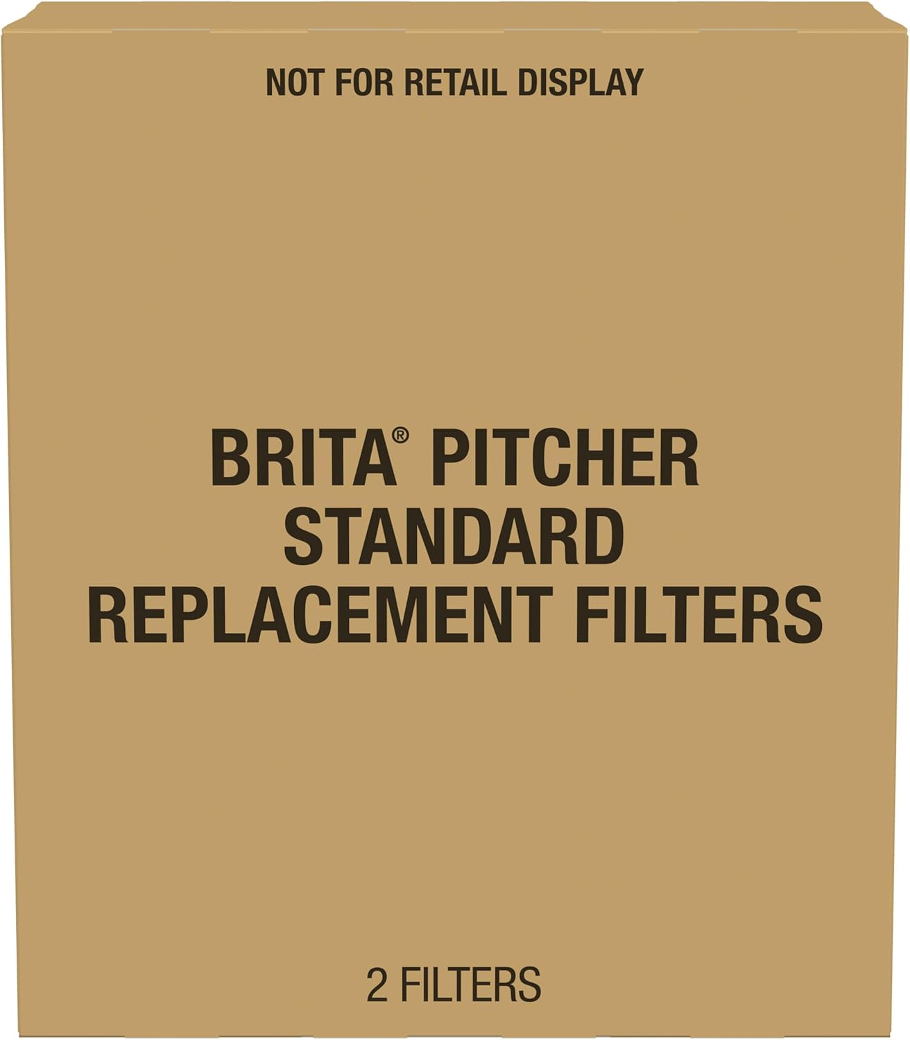 Brita Standard Water Filter | BPA-Free Pitcher Filters - Lasts 2 Months & Replaces 1,800 Bottles (2 Pack)