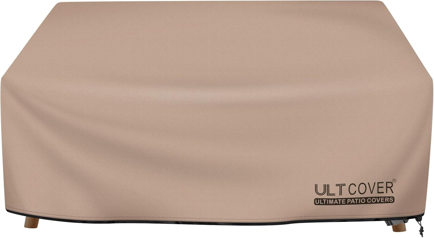 ULTCOVER Waterproof Deep Seat Sofa Bench Cover - 76" x 40" x 35" - Durable Patio Furniture Protection