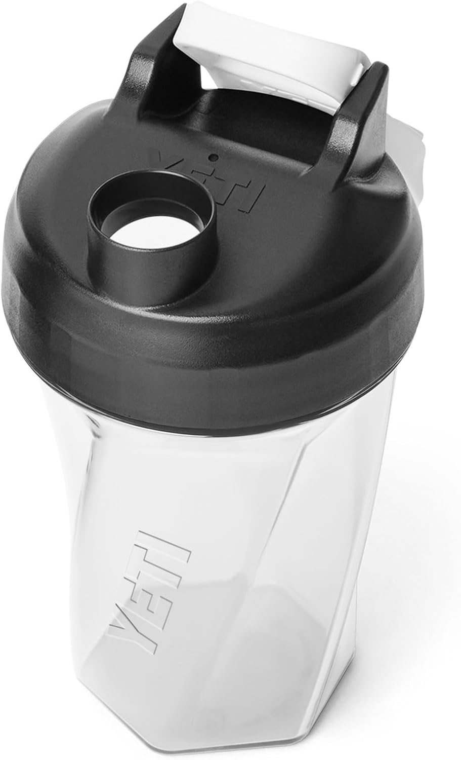 YETI Yonder Helimix Vortex Blender Shaker Bottle - 20oz | Portable Protein Drink Cup | Dishwasher Safe, Clear