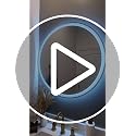 BEAUTYPEAK 22 Inch Round LED Bathroom Mirror with Lights, Circle