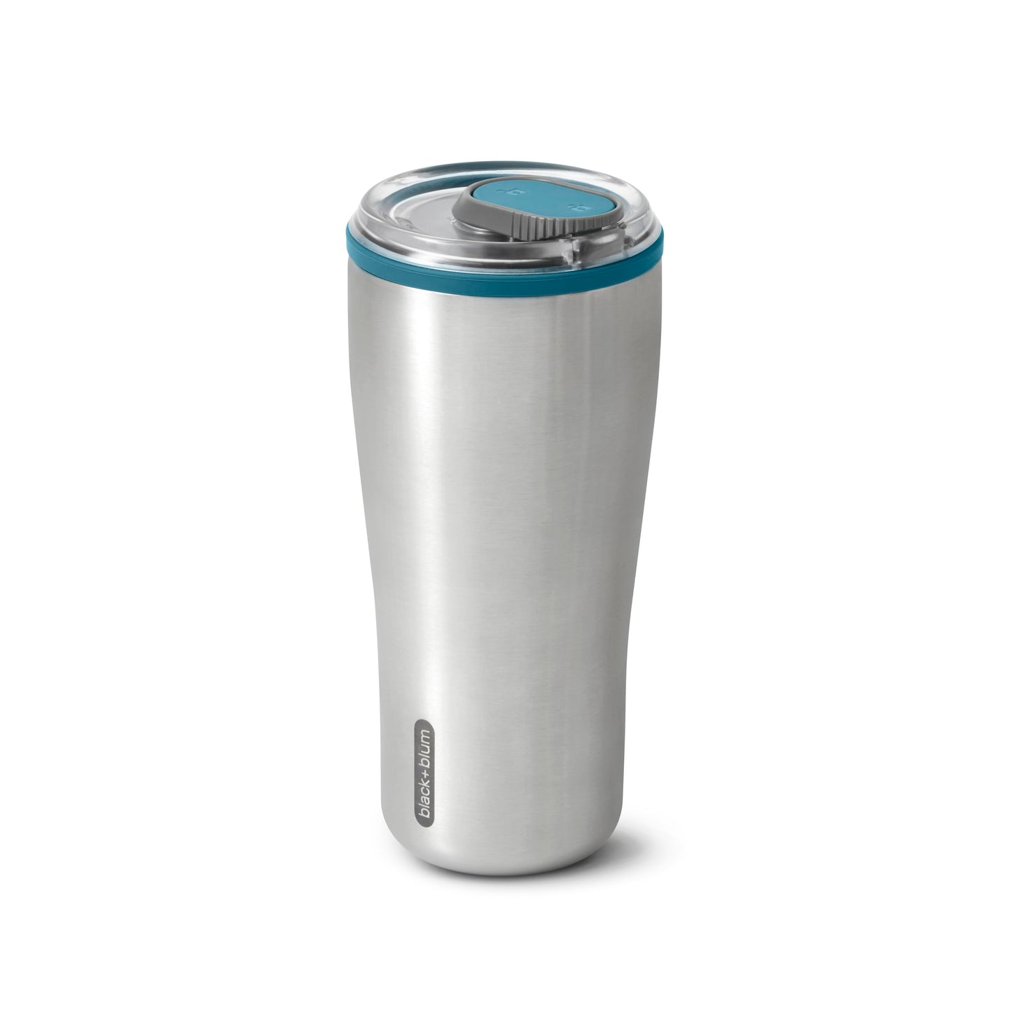 BLACK + BLUM - Insulated Tumbler - 18/8 Stainless Steel Vacuum Insulated Travel Tumbler with Leak Proof, Lockable Lid - Keeps Hot for 6hrs, Cold for 8hrs, Ocean - 600ml