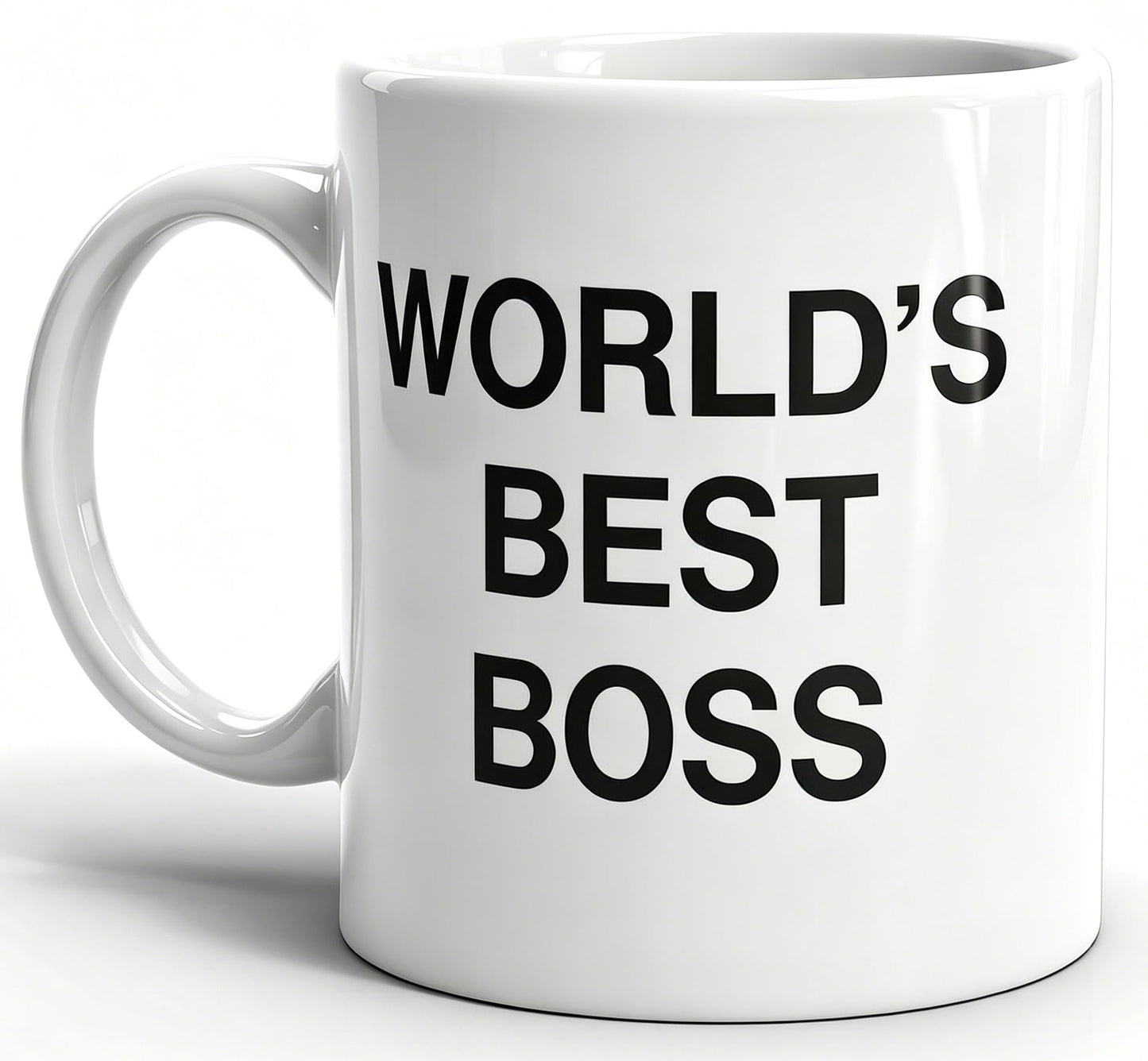 World's Best Boss Mug,Coffee Mug 11 oz Ceramic Mug Funny Unique Idea Cup Gifts for Office Male Female Bosses Coworkers (11oz)