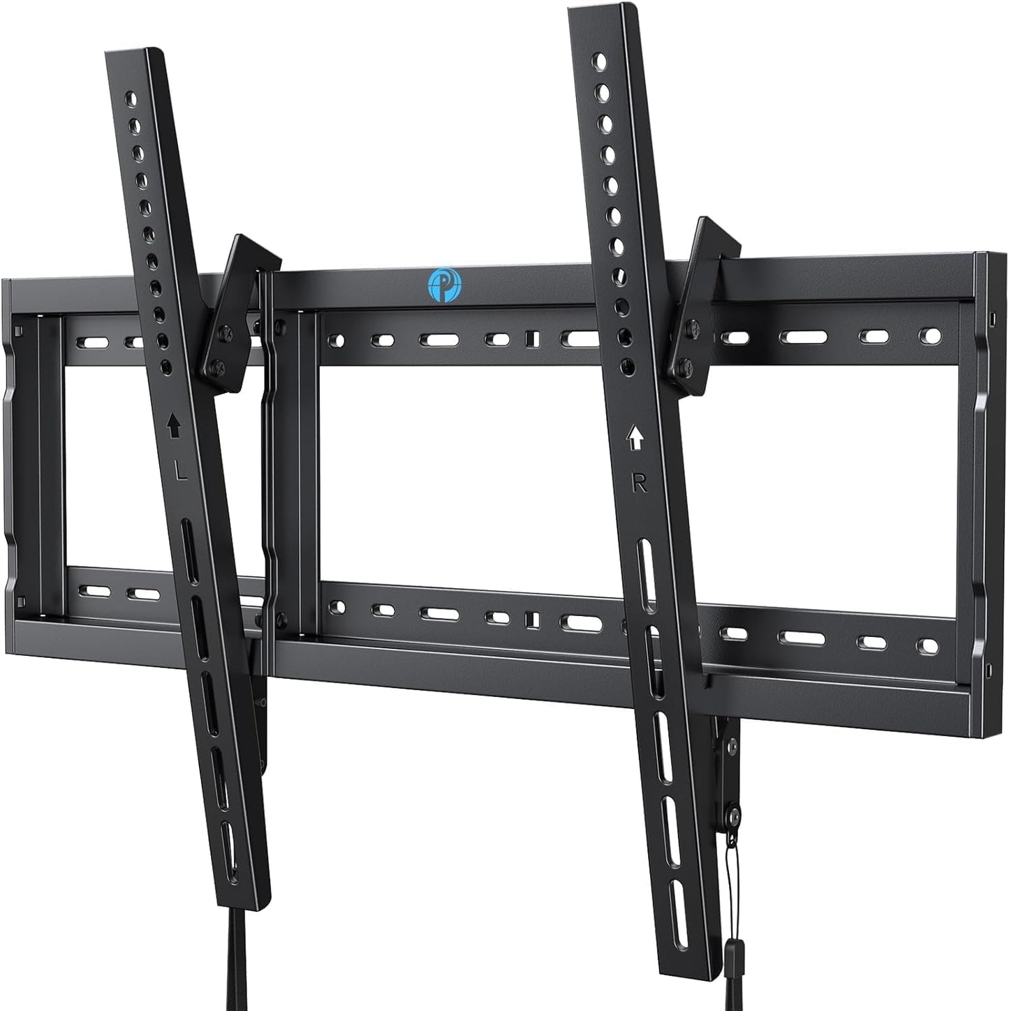 Pipishell Tilt TV Wall Mount Bracket - Low Profile for 37-90 Inch TVs | Fits 16"-24" Wood Studs, Max VESA 600x400mm, Holds 132lbs