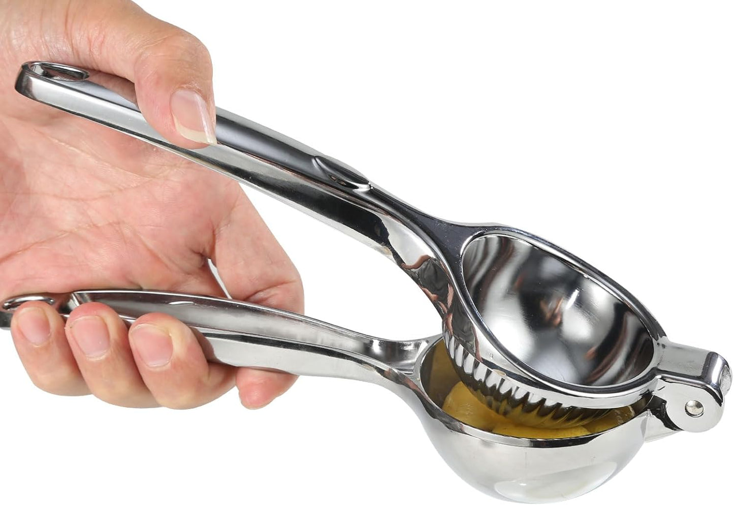 TEZZ Premium Lemon Squeezer - Heavy Duty Metal Hand Press Juicer for Citrus | Large Size