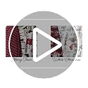 Holiday Harmony 3pc Duvet Cover Set Full/Queen – Reversible Floral Red White