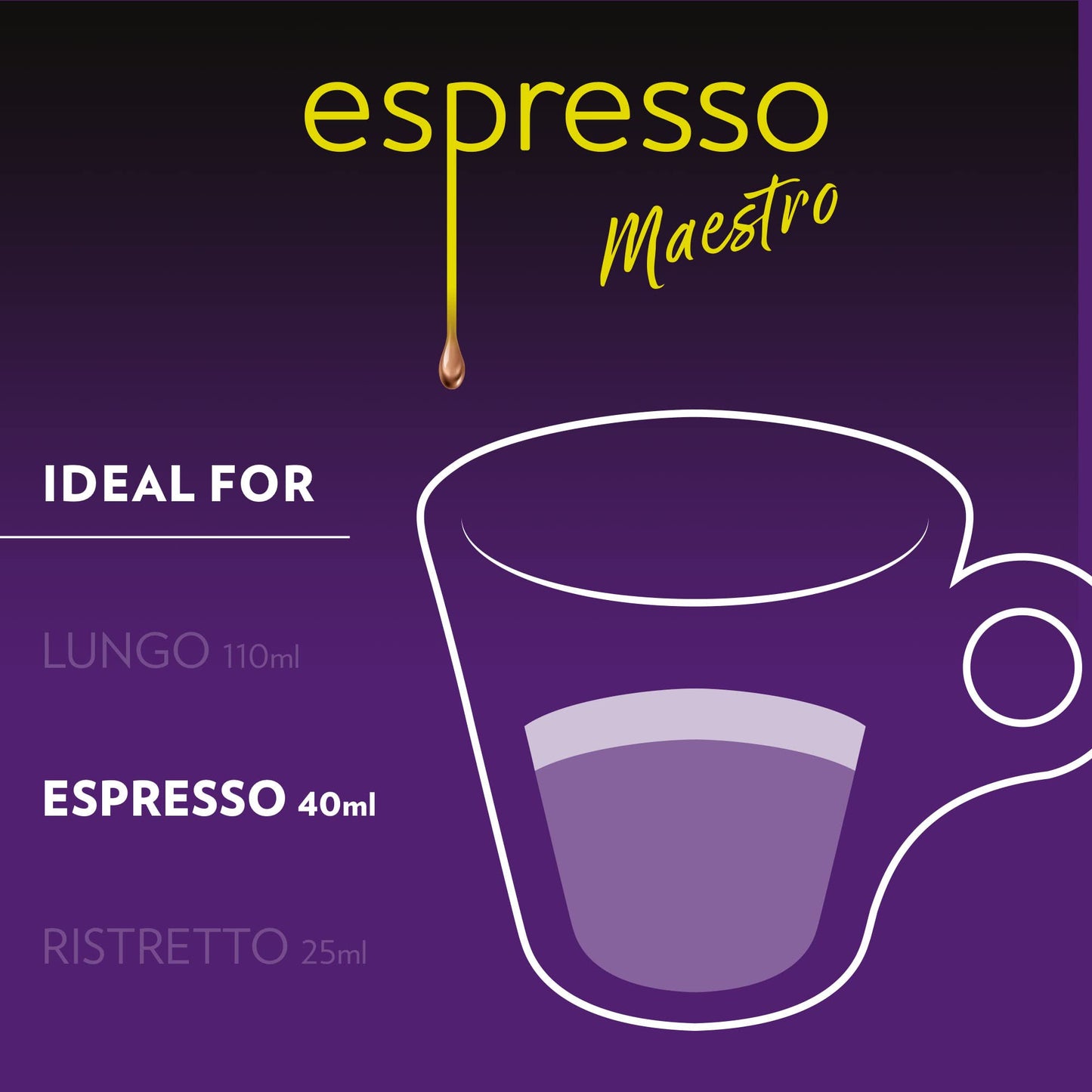 Lavazza Espresso Maestro Intenso Aluminum Capsules Compatible with Nespresso* Original Machines, Medium-Dark Espresso Roast, Arabica and Robusta (60 Capsules)