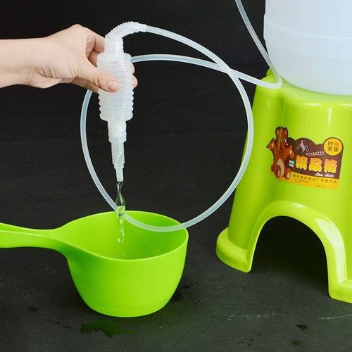 Brew Syphon Tube, 2m Home Brew Beer Siphon Filter, Syphon Pump Manual Soft Pipe Hose Wine Beer Brewing Making Equipment Reused (78.74in)