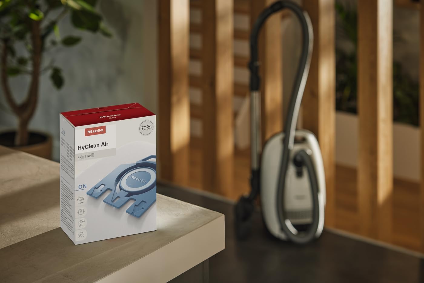 Miele Genuine AirClean GN Vacuum Cleaner Bags - 4 Pack for Miele Complete C2 & C3 Models