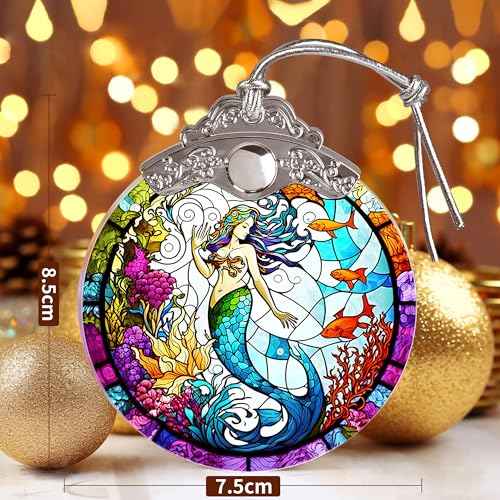 Beautiful Mermaid Ornament - Christmas Keepsake & Stocking Stuffer - Gift for Girls