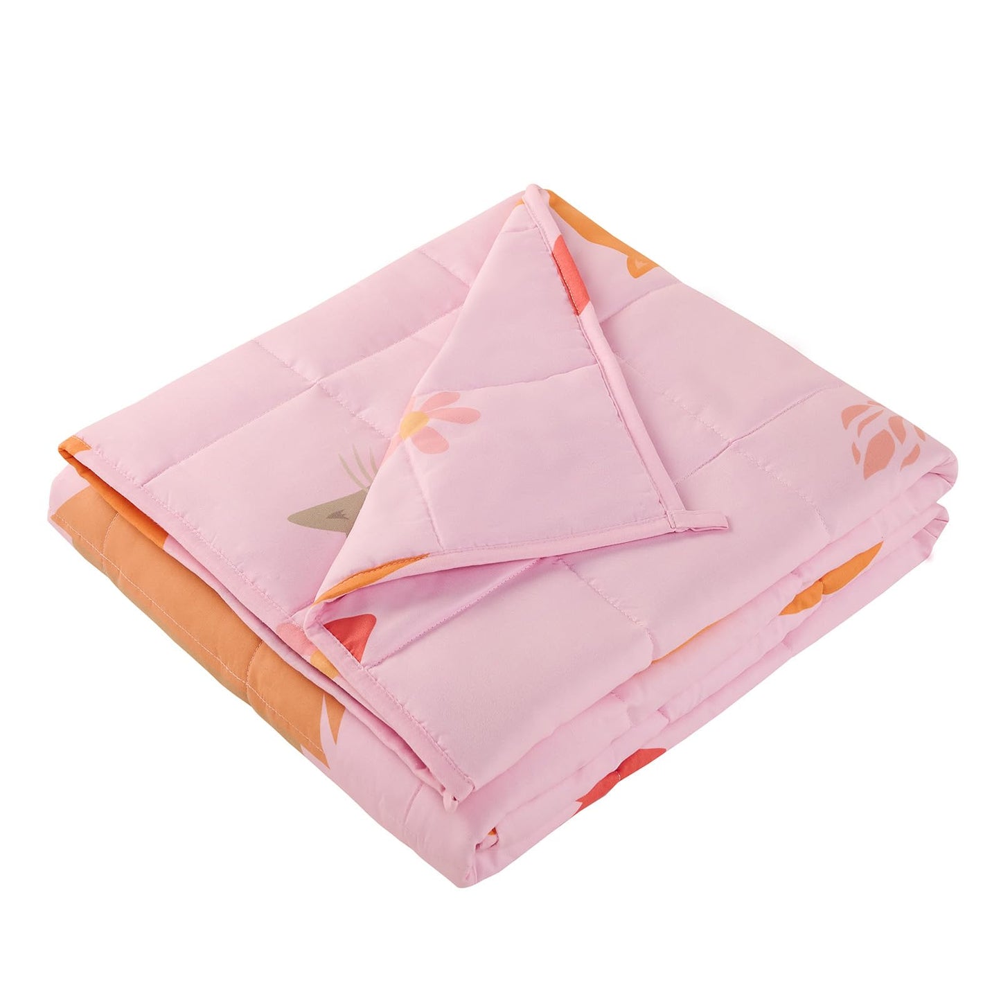HOSUKKO Weighted Blanket - 10 lbs Pink Cat Heavy Blanket - Small Size Breathable Blanket(41 * 60 inches, 10 lbs)