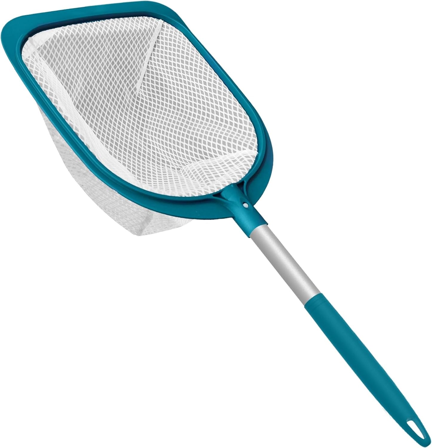 POOLWHALE Hot Tub Leaf Skimmer Net - Ultra Fine Mesh with Aluminum Pole for Efficient Debris Removal