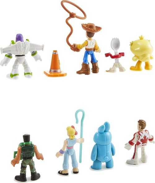 Fisher-Price Imaginext Toy Story Deluxe Figure Set - 11-Piece Buzz Lightyear & Woody | Ages 3+