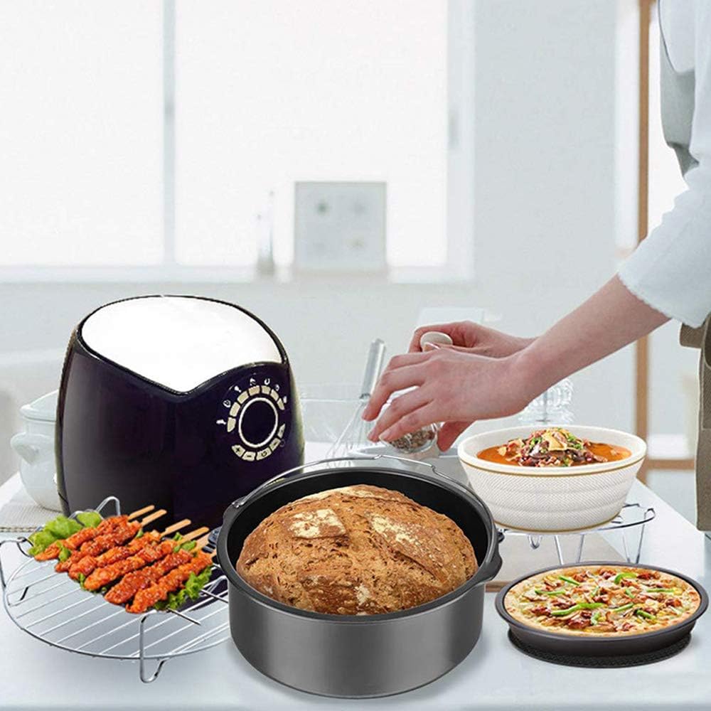 Phillips Air Fryer Accessories Set - 7-Piece Kit with Egg Bites Mold, Pizza Pan & More for 3.5Qt-5.8Qt Models