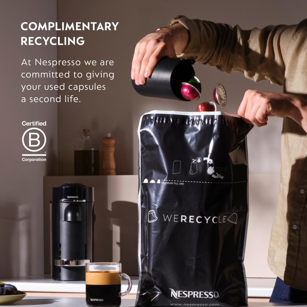 Nespresso Vertuo Next Coffee & Espresso Maker - 1260 Watts - Dark Gray Finish