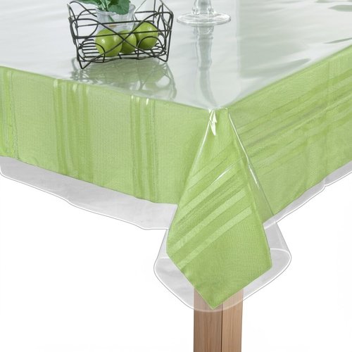 BNYD Clear Plastic Tablecloth Protector, Table Cloth Vinyl (54" x 72")