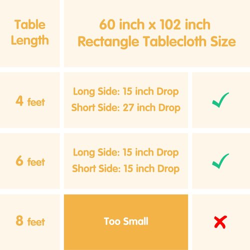 BRILLMAX 8 Pack Red Tablecloths 60 x 102 Inch for 6ft Rectangle Tables - 150 GSM Polyester Fabric, 15" Standard Drop, Water, Stain & Wrinkle Resistant Cloth Cover for Wedding Banquet Dining Buffet