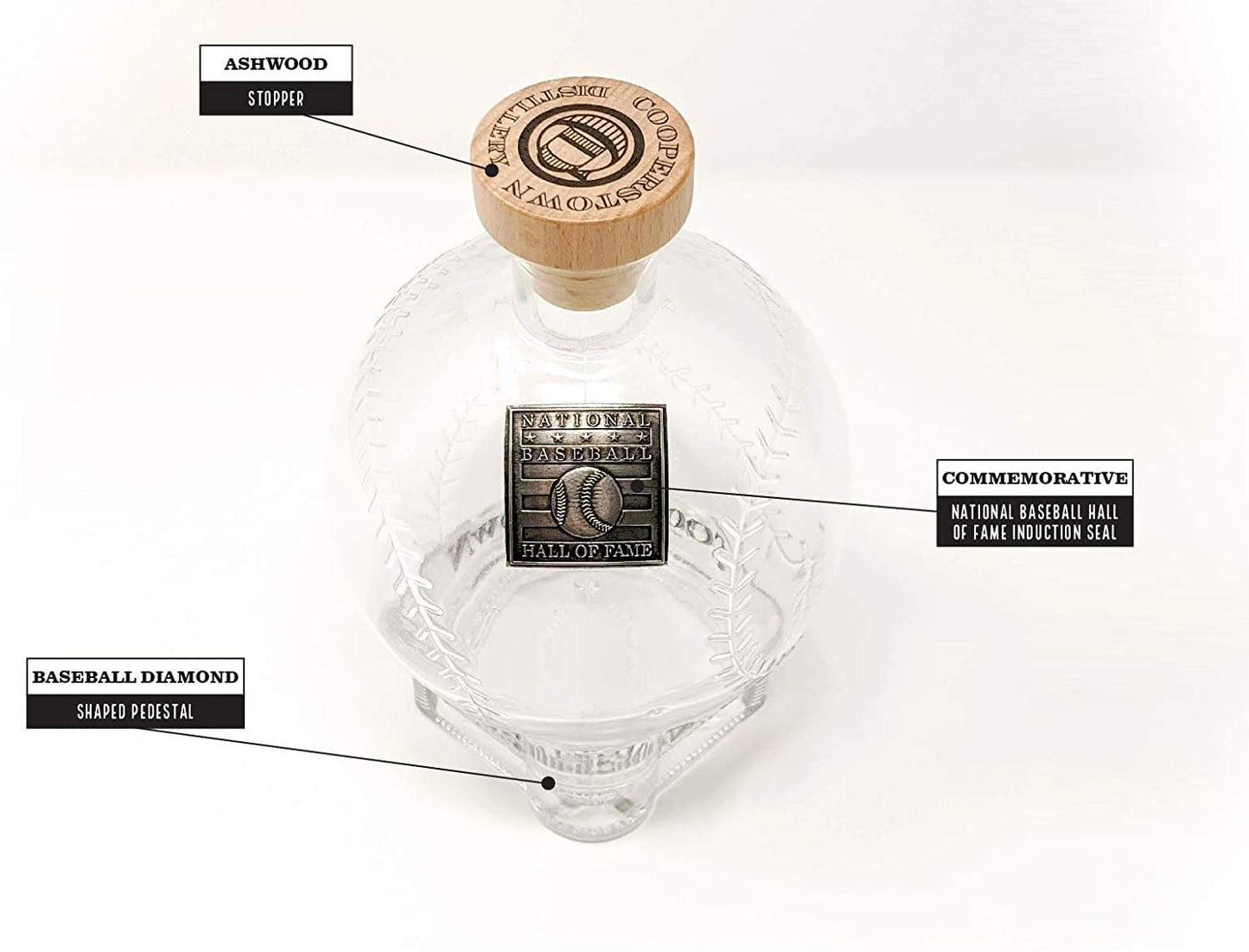 Cooperstown Distillery Baseball HOF Ken Griffey Jr. Signature Decanter