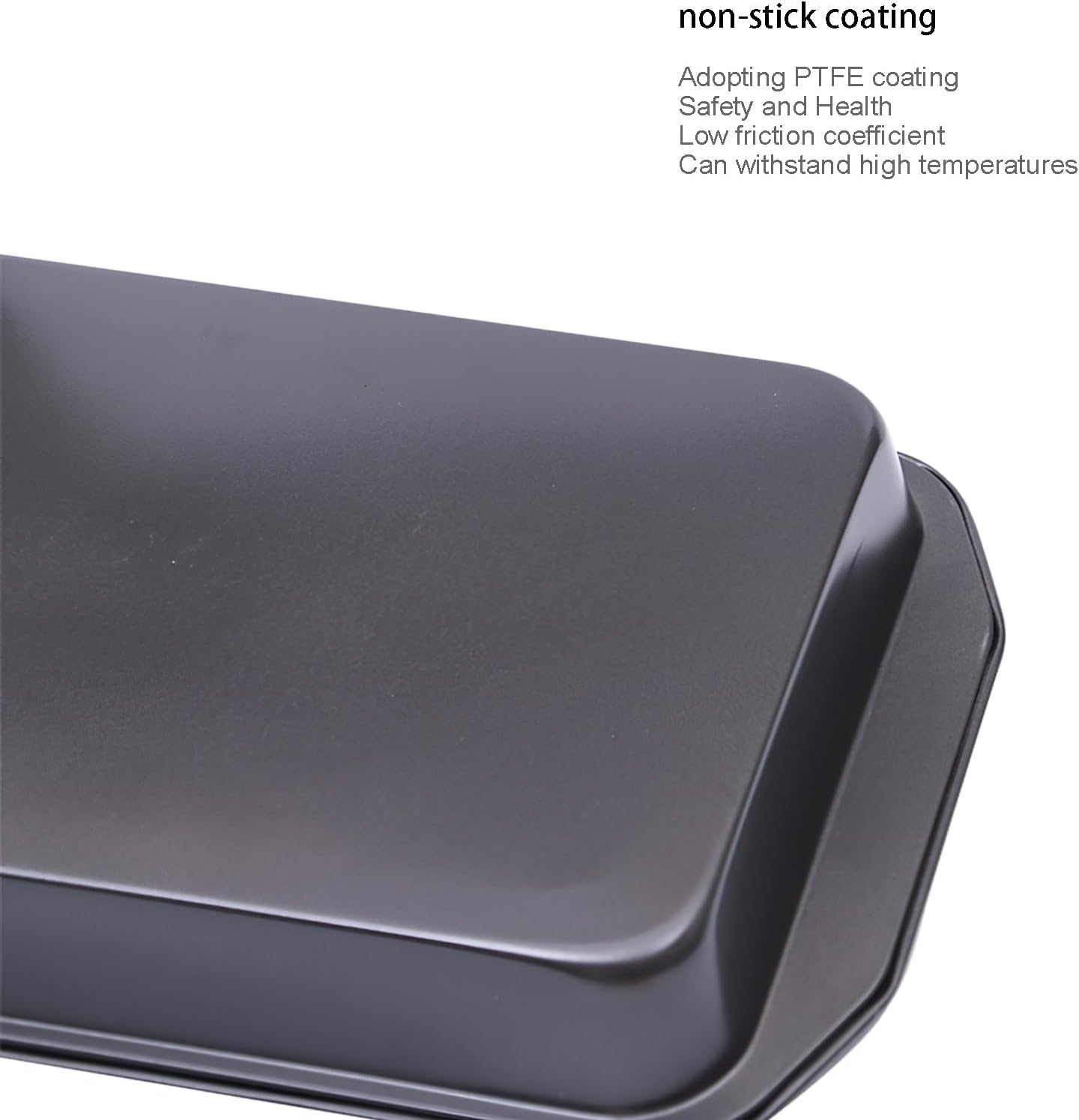 Skiennix Large Rectangular Baking Pan - Non-Stick Carbon Steel Cake Mold | 17 Inches